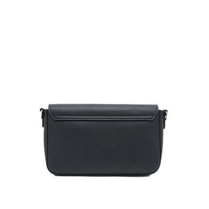 Armani Exchange Women's Allover Logo Shoulder Bag Black