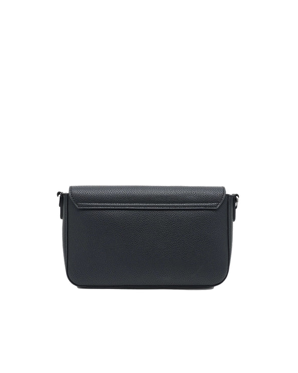 Armani Exchange Women's Allover Logo Shoulder Bag Black