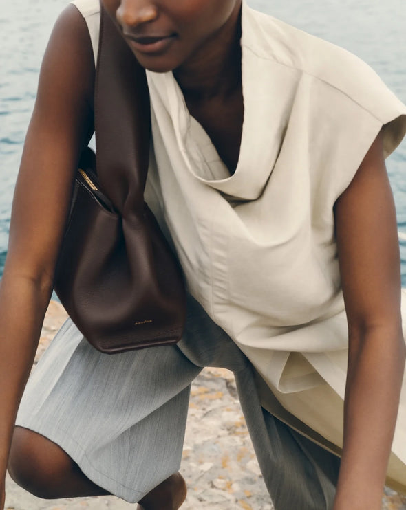 Polène Women's Numéro Neuf East Edition Textured Ebony