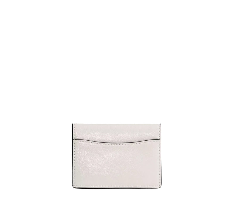 Coach Women's Card Case With Charms Silver/Chalk