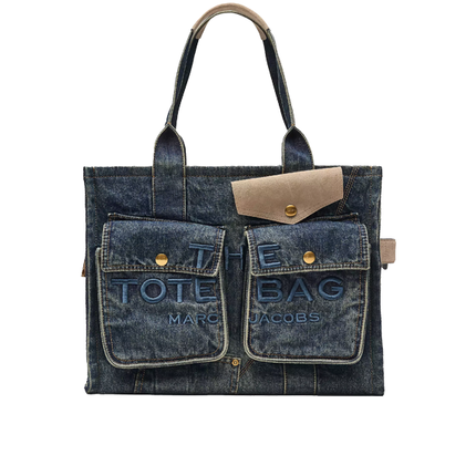 Marc Jacobs Women's The Denim Suede Large Cargo Tote Bag