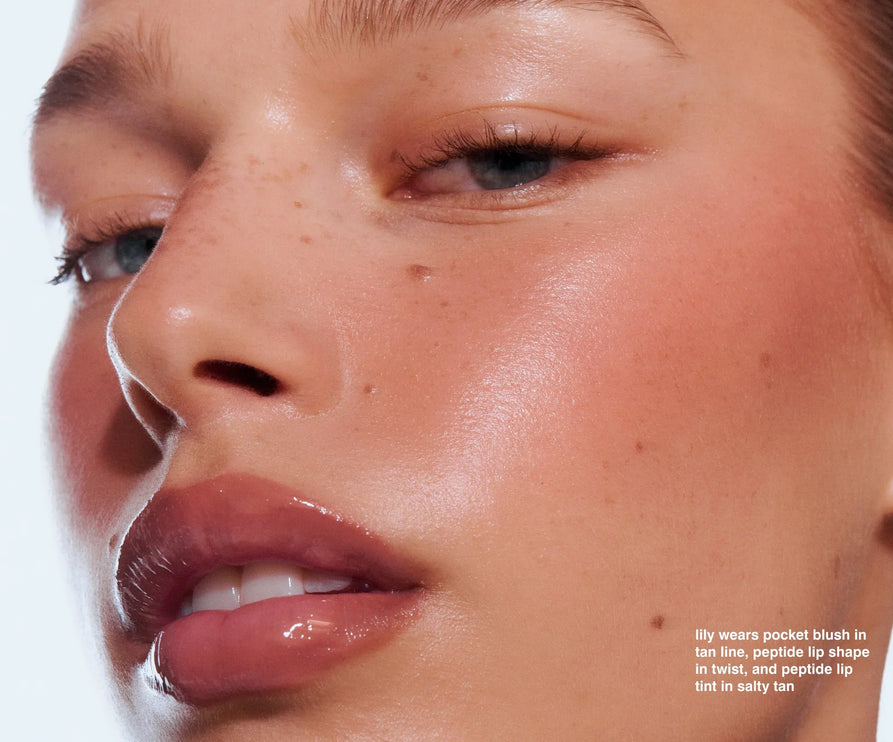 rhode The Edits Blush + lip trio