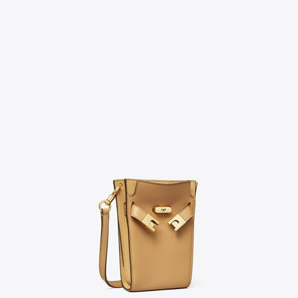 Tory Burch Women's T Phone Crossbody Macadamia