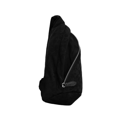 Coach Unisex Lachlan Sling In Signature Nylon Black