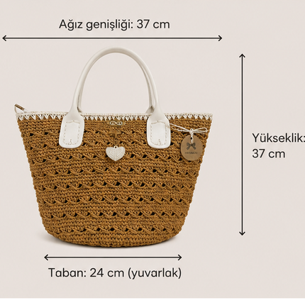 Sienna D’or Riviera Amour Handwoven Sand - Hemen Kargoda