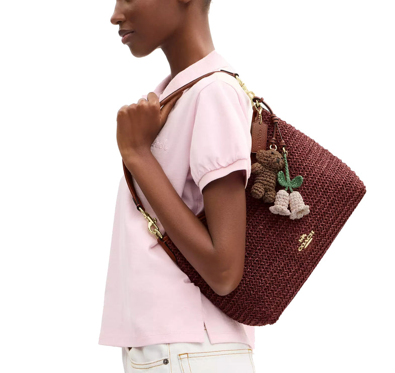 Coach Women's Laurel Shoulder Bag With Charms Gold/Russet