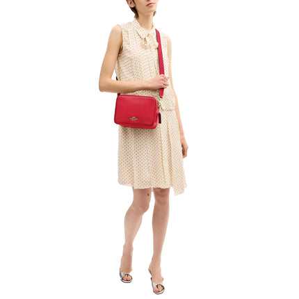 Coach Women's Carey Crossbody Bag Gold/Poppy