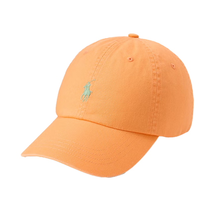 Polo Ralph Lauren Unisex The Iconic Cotton Chino Ball Cap Pompano Orange