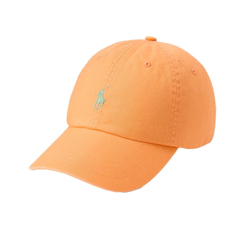 Polo Ralph Lauren Unisex The Iconic Cotton Chino Ball Cap Pompano Orange