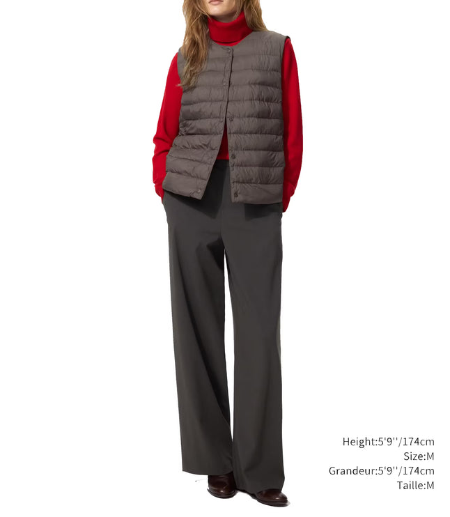 Uniqlo Women's Pufftech Compact Vest 01 Off White