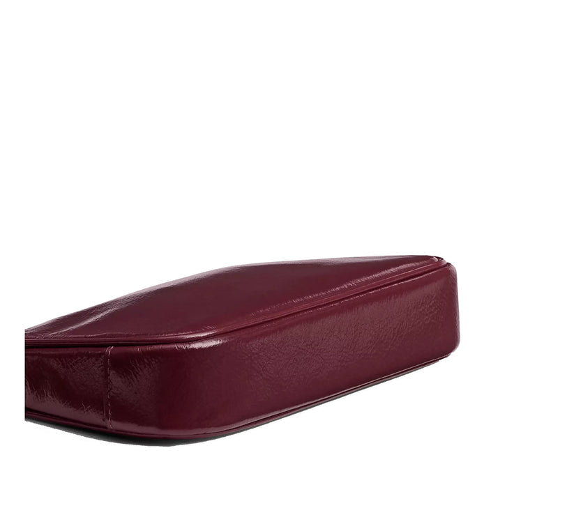Coach Women's Plaza Bag 18 Brass/Dark Cherry
