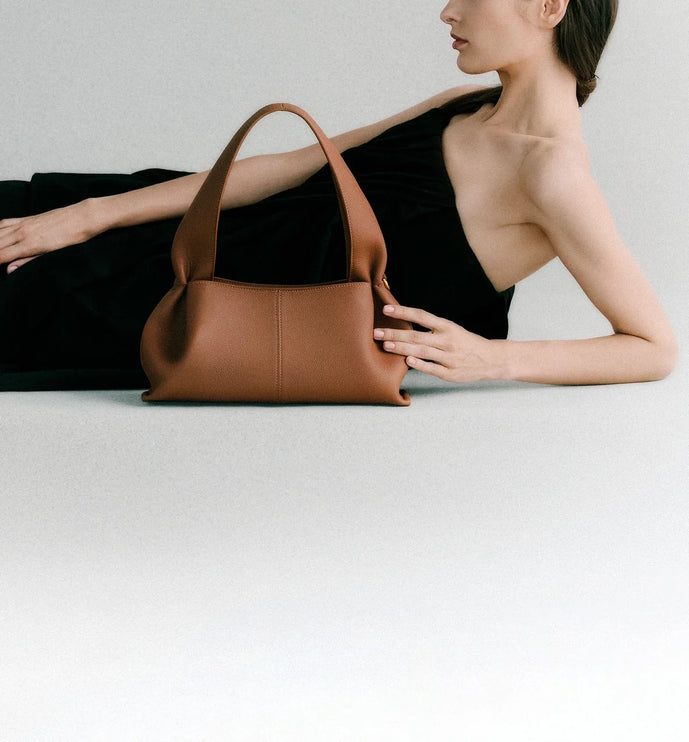 Polène Women's Numéro Neuf East Edition Textured Camel