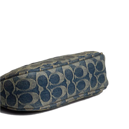 Coach Women's Teri Mini Crossbody Bag In Signature Regenerative Cotton Denim Gold/Denim