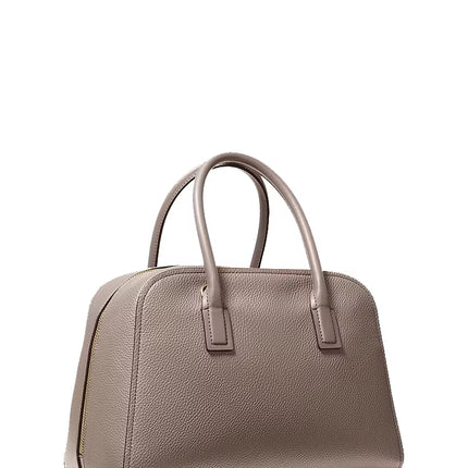 Michael Kors Women's Ashton Medium Satchel Bag Mushroom/Silver