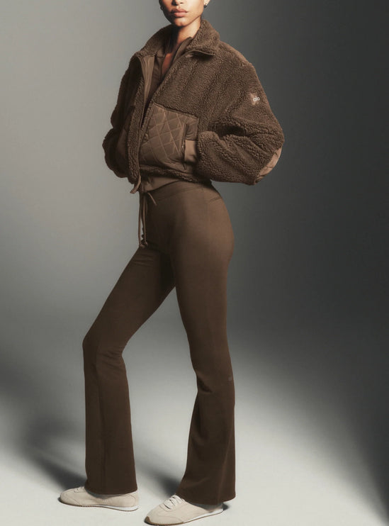 alo Women's Sway Bootcut Sweatpant Java Brown