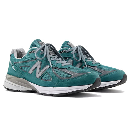 New Balance Made in USA 990v4 Vintage Teal with Grey and White U990OV4