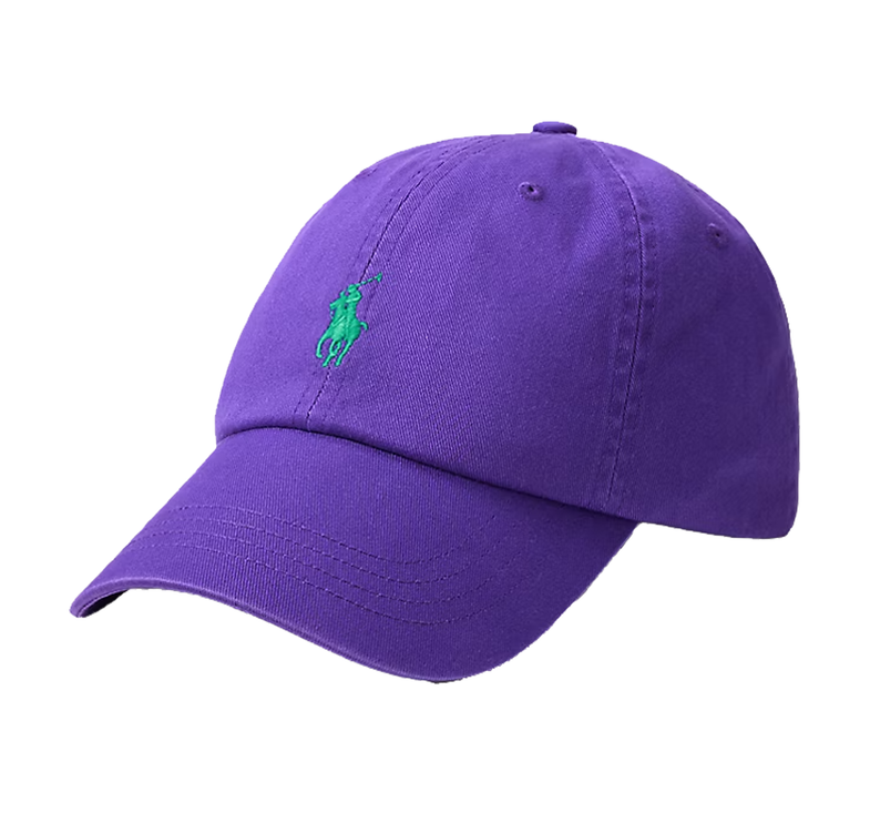 Polo Ralph Lauren Unisex The Iconic Cotton Chino Ball Cap Cabana Purple