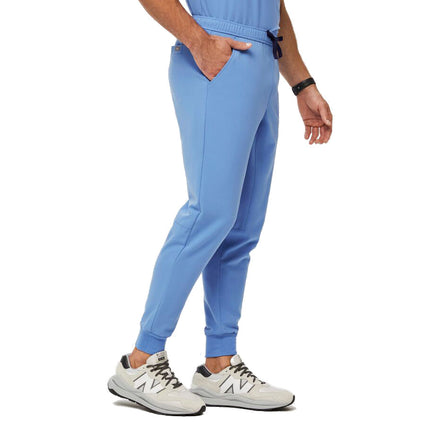 FIGS Men's Tansen Jogger Scrub Pants Ceil Blue