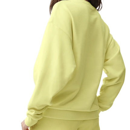 alo Women's Accolade Crew Neck Pullover Sunshine