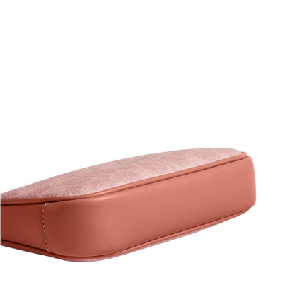 Coach Women's Plaza Bag 18 In Signature Canvas Brass/Melon Pink
