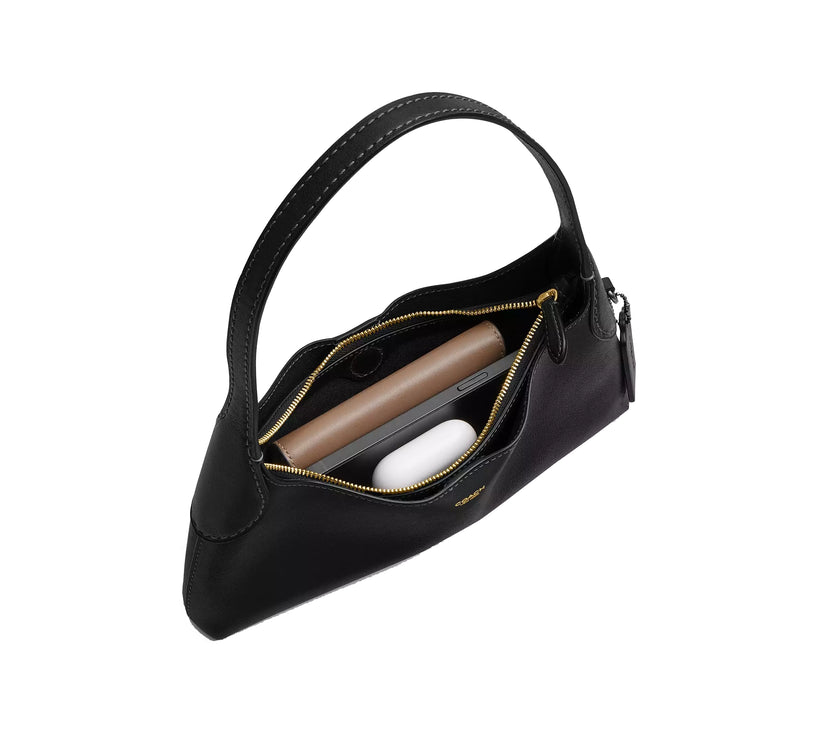Coach Women's Brooklyn Shoulder Bag 26 Brass/Black