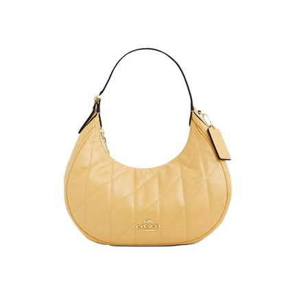 Coach Women's Emily Shoulder Bag With Quilting Gold/Soft Yellow