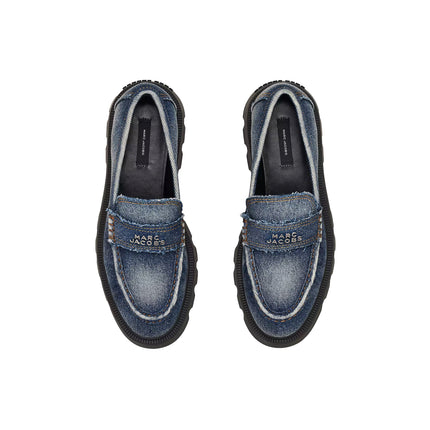 Marc Jacobs Women's The Faded Denim Frankie Loafer Blue