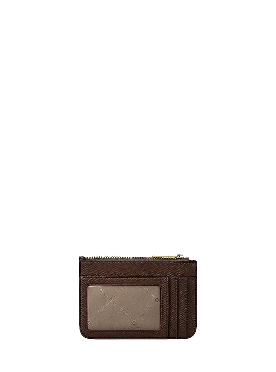 Michael Kors Women's Jet Set Travel Small Saffiano Leather Coin Pouch Nutmeg