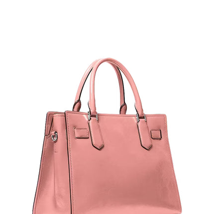 Michael Kors Women's Landon Medium Satchel Bag Sunset Rose