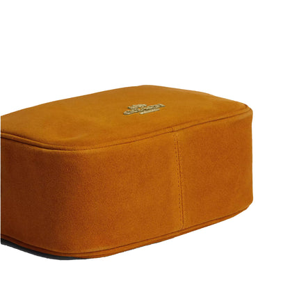 Coach Women's Mini Carey Crossbody Bag Gold/Marigold