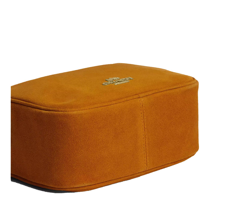 Coach Women's Mini Carey Crossbody Bag Gold/Marigold