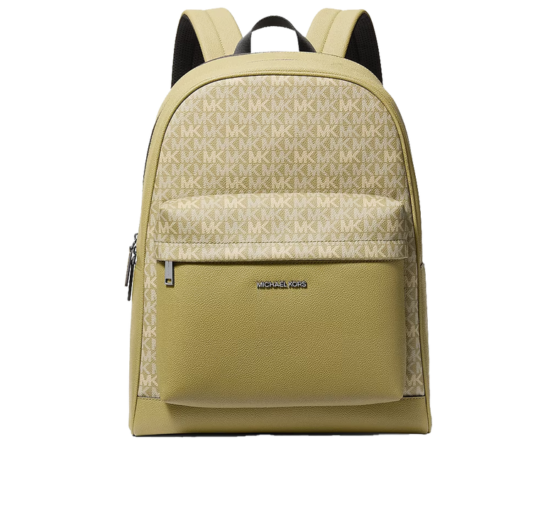 Michael Kors Unisex Pacey Signature Logo Backpack Oregano