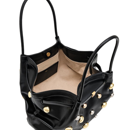 JW PEI Women's Hana Large Studded Tote Bag - Dark Black