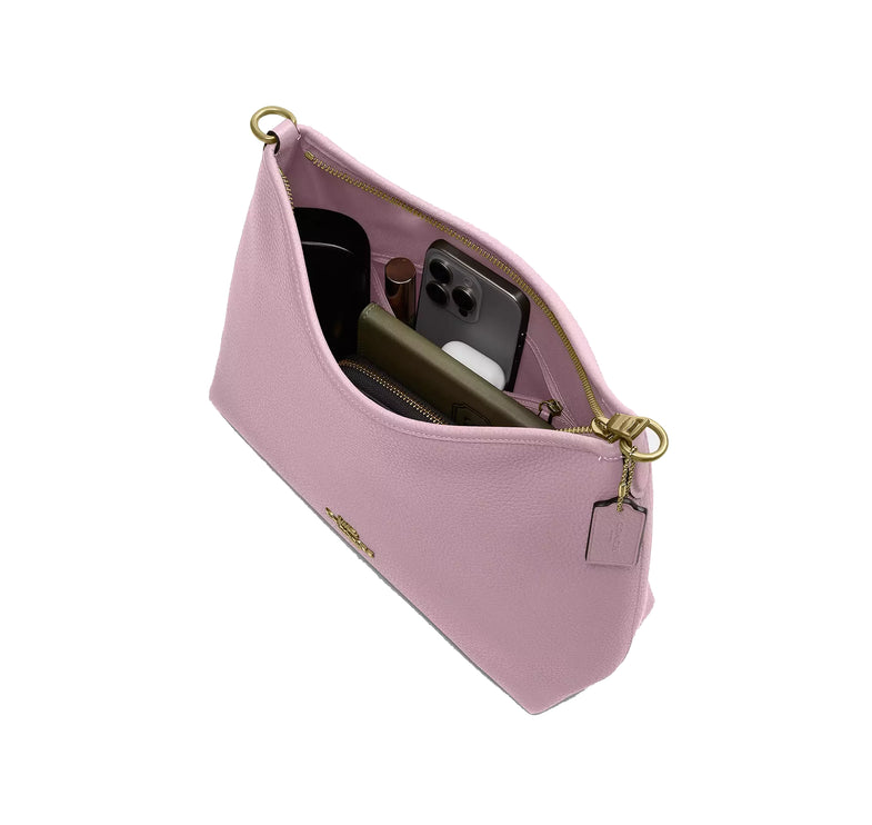 Coach Women's Laurel Shoulder Bag Gold/Carnation