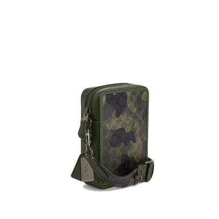 Coach Unisex Sullivan Crossbody In Signature Camo Print Qb/Dark Shamrock Multi