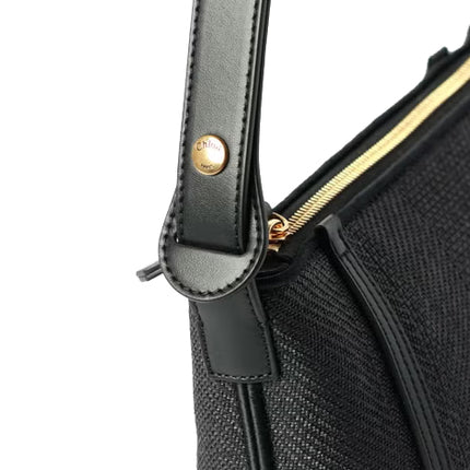 Chloé Women's Carry Shoulder Bag in Canvas Black
