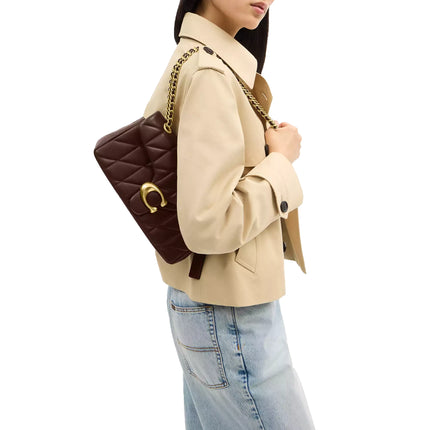 Coach Women's Tabby Shoulder Bag 26 With Pillow Quilting Brass/Maple