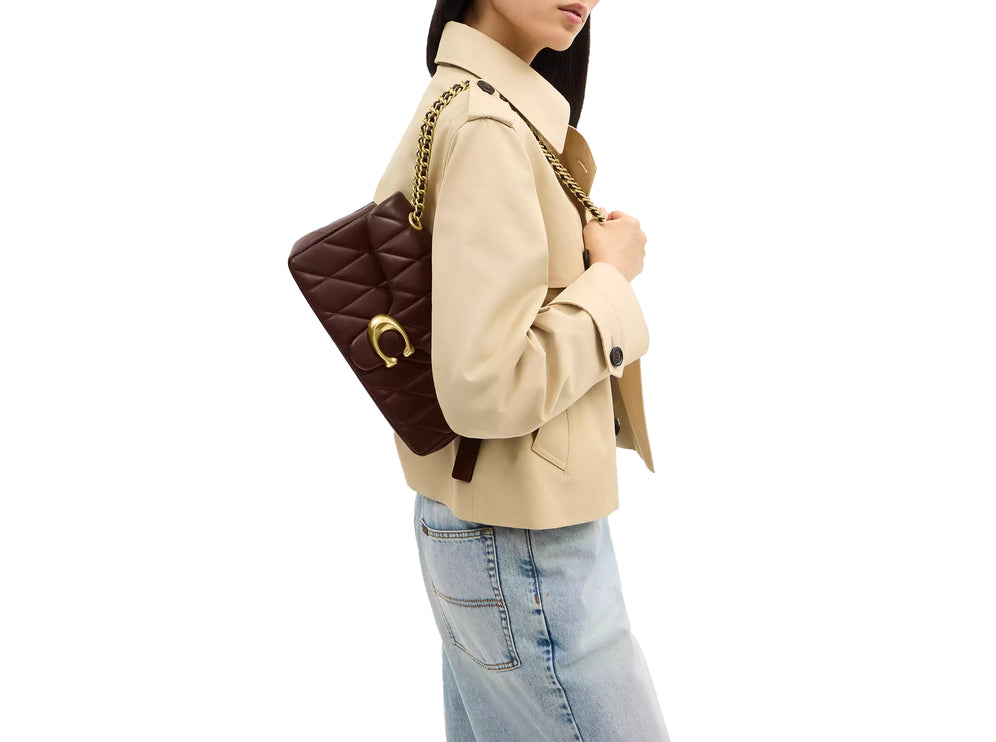 Coach Women's Tabby Shoulder Bag 26 With Pillow Quilting Brass/Maple