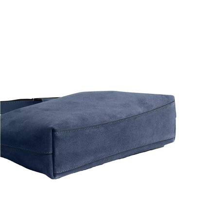 Coach Women's Brooklyn Shoulder Bag 28 Suede/Brass/Light Denim