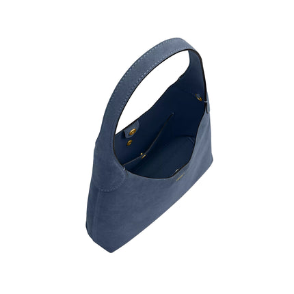 Coach Women's Brooklyn Shoulder Bag 28 Suede/Brass/Light Denim