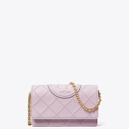 Tory Burch Women's Fleming Soft Crossbody Pale Purple