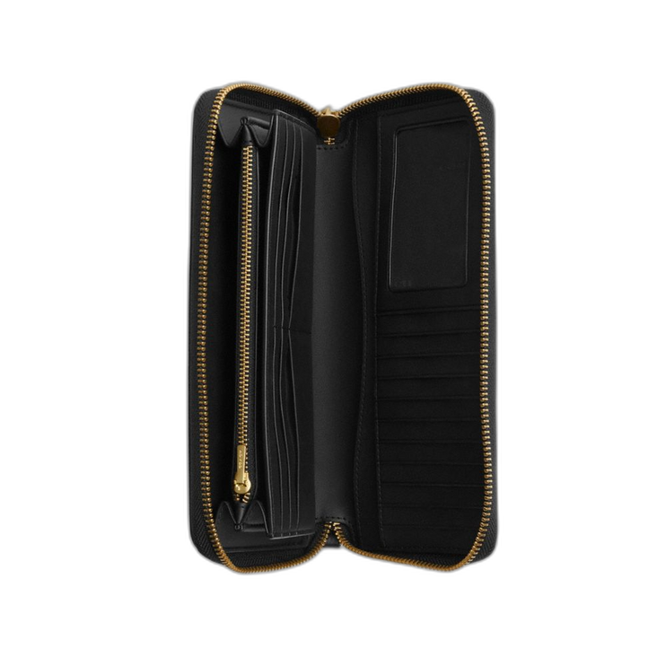 Coach Women's Essential Continental Wallet Brass/Black