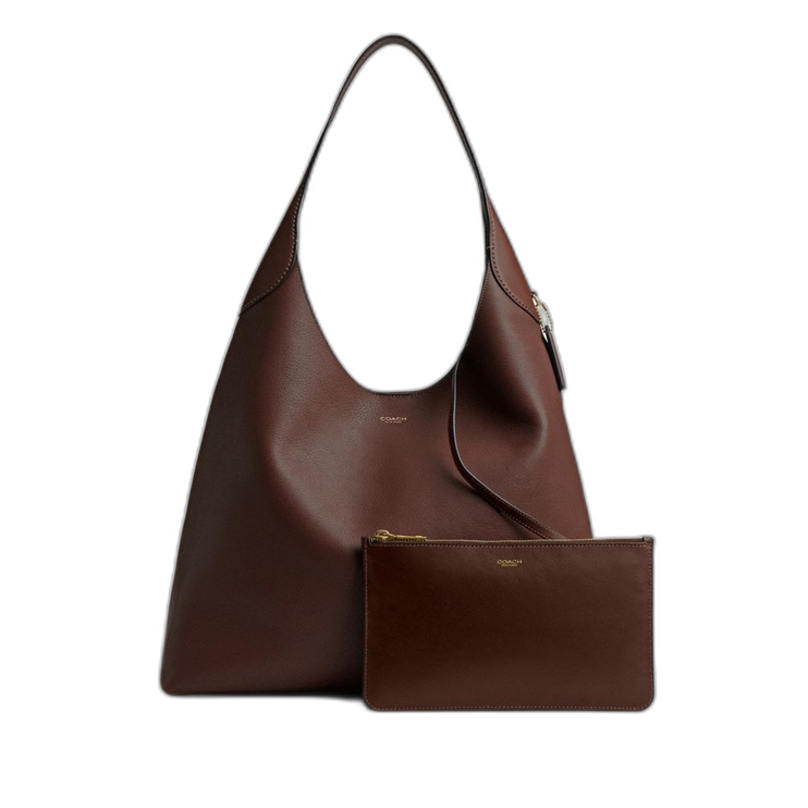 Coach Women's New York Zip Pouch Brass/Maple