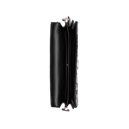 Coach Women's Tabby Shoulder Bag 26 With Beaded Snake Silver/Black