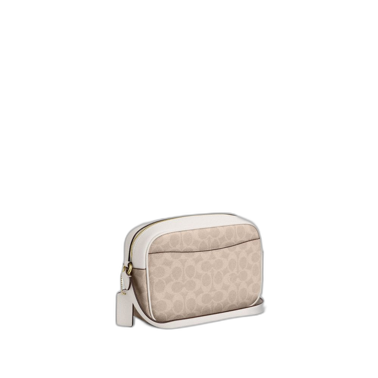Coach Women's Jamie Camera Bag In Signature Canvas Gold/Sand/Chalk