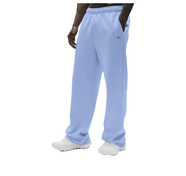 alo Men's Accolade Straight Leg Sweatpant Light Provence Blue