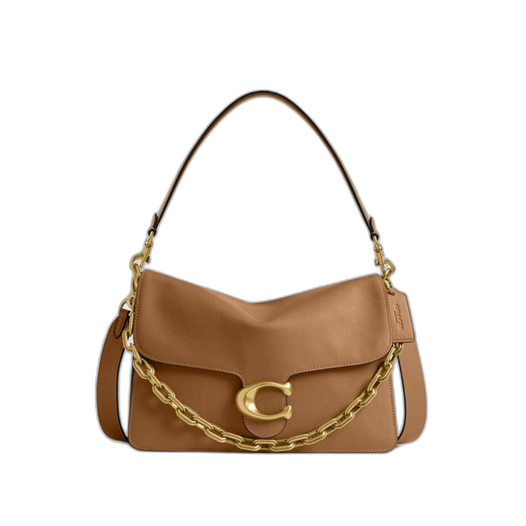 Coach Women's Chain Tabby Shoulder Bag 30 Brass/Honey Brown