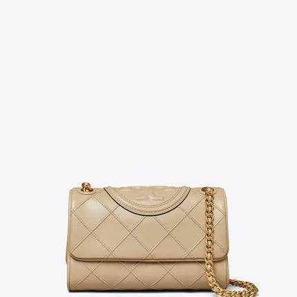 Tory Burch Women's Small Fleming Soft Convertible Shoulder Bag Fresh Clay