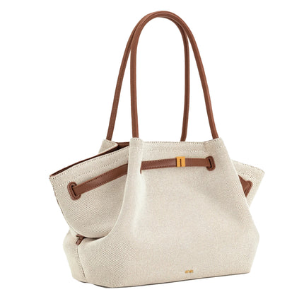 JW PEI Women's Hana Large Tote Bag - Brown Canvas