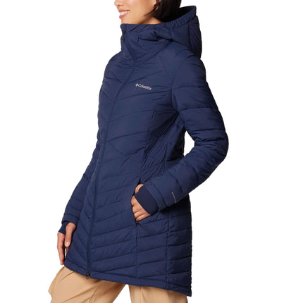 Columbia Women's Joy Peak II Mid Hooded Jacket Collegiate Navy